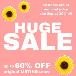 HUGE SALE!!!